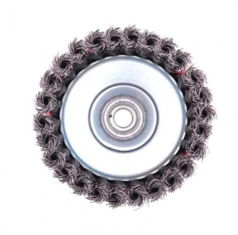 Щетка для УШМ MATRIX 125 мм, М14 "чашка", крученая проволока 0,5 мм// [74627]
