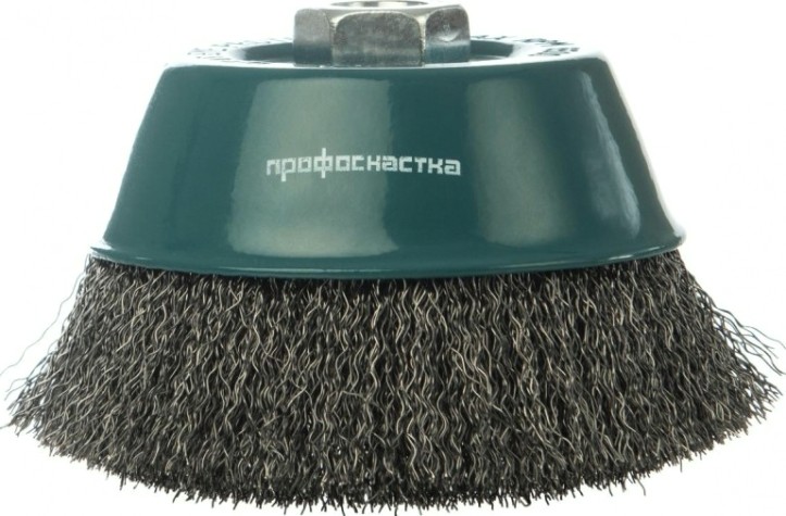 Щетка для УШМ Профоснастка № 2 Мастер D75 мм М14*2 чашечная, гофрированная [20101002]