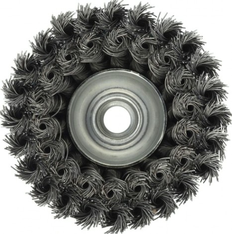 Щетка для УШМ Профоснастка № 495 D150 мм М14*2 Эксперт чашечная двурядная жгутовая [20103103]