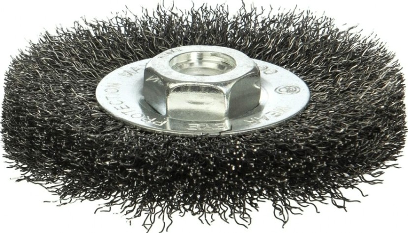 Щетка для УШМ Профоснастка № 497 D115 мм М14*2 Эксперт SS с гофр проволокой (нерж) [20804012]