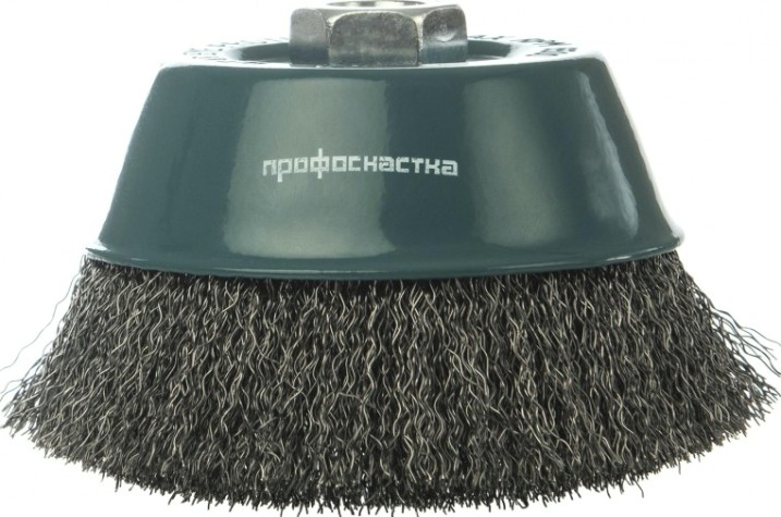 Щетка для УШМ Профоснастка № 6 Мастер D150 мм М14*2 чашечная, гофрированная [20101006]