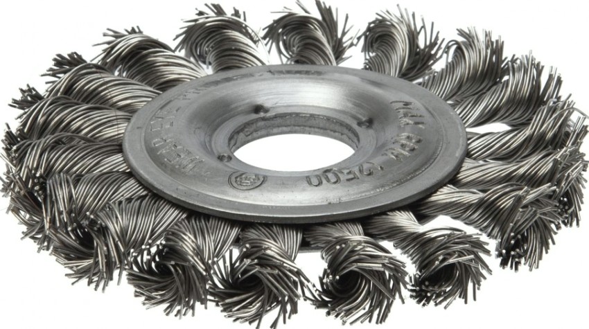 Щетка для УШМ Профоснастка № 75 Мастер D75 мм дисковая, жгутовая [20108001]