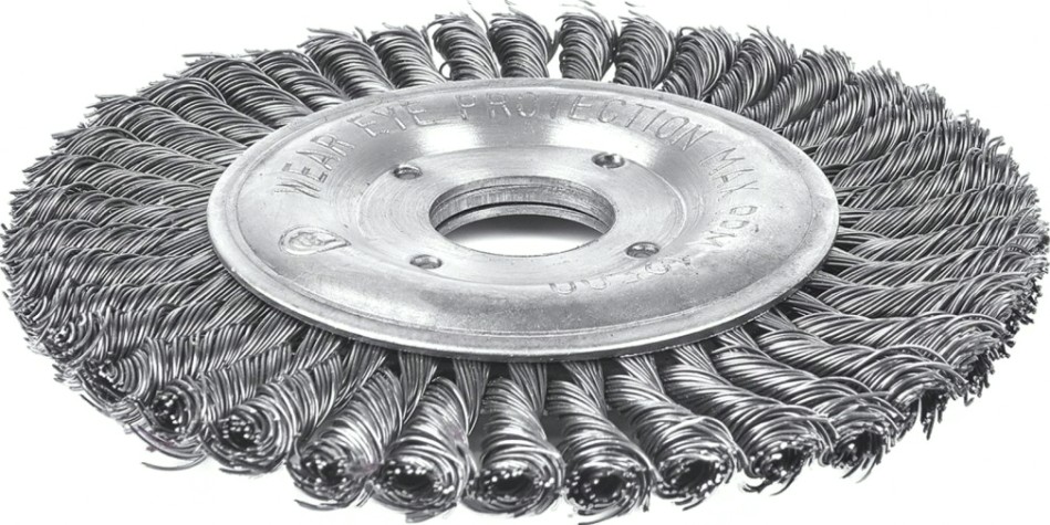 Щетка для УШМ Профоснастка № 87 узкий шов, Мастер D125 мм цилиндрическая, жгут. [20108013]