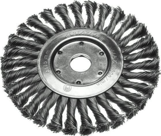 Щетка для УШМ STAYER дисковая 175х22 мм 35190-175 [35190-175]