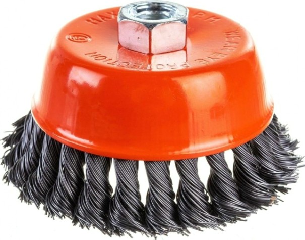 Щетка для УШМ Sturm 5 240 203 чашка м14, d100мм, витая стальная проволока [5240203]