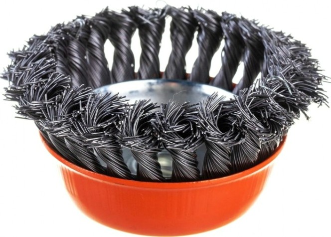 Щетка для УШМ Sturm 5 240 203 чашка м14, d100мм, витая стальная проволока [5240203]