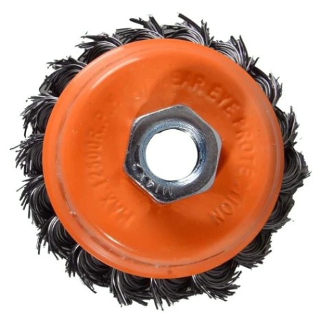 Щетка для УШМ ВИХРЬ 73/1/3/56 чашечная крученая, 75 мм Щетка для УШМ ВИХРЬ 73/1/3/56 чашечная крученая, 75 мм