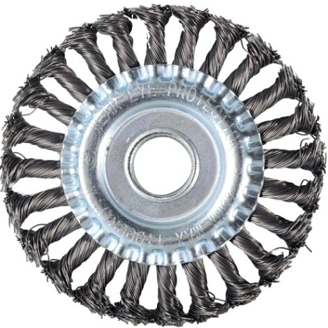 Щетка для УШМ ВИХРЬ плоская, крученая, 125 мм [73/1/3/46]