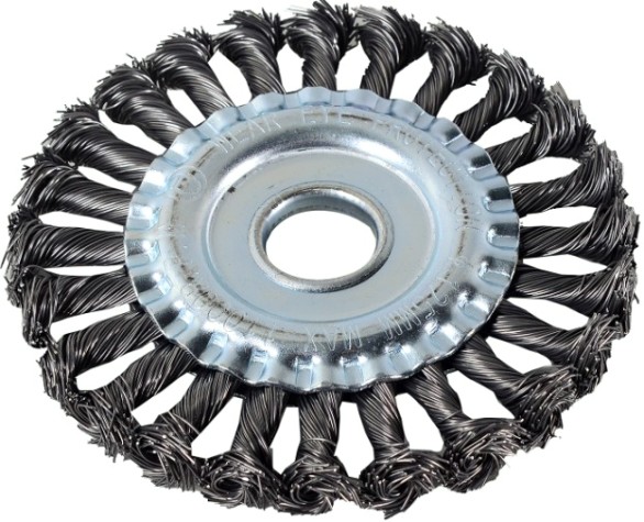 Щетка для УШМ ВИХРЬ плоская, крученая, 125 мм [73/1/3/46]