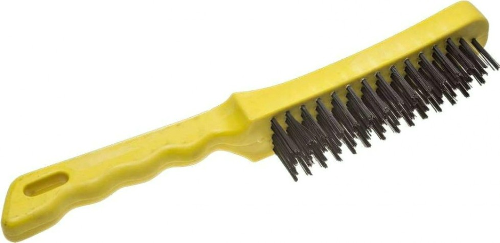 Щетка и скребок STAYER MASTER проволочная стальная с пластмассовой ручкой, 5 ряд [35015-5]