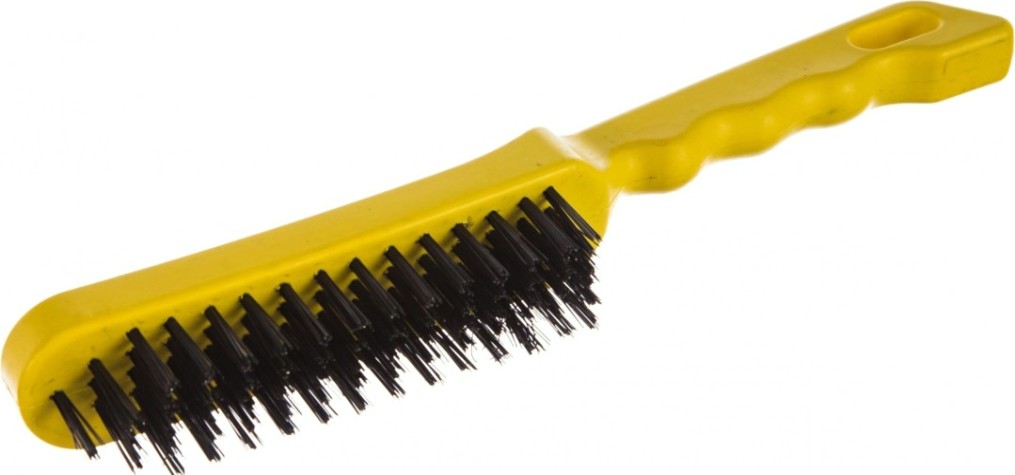 Щетка и скребок STAYER MASTER проволочная стальная с пластмассовой ручкой, 5 ряд [35015-5]