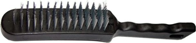 Щетка металлическая Sparta 6 6-рядная с пластмассовой ручкой// [748685]