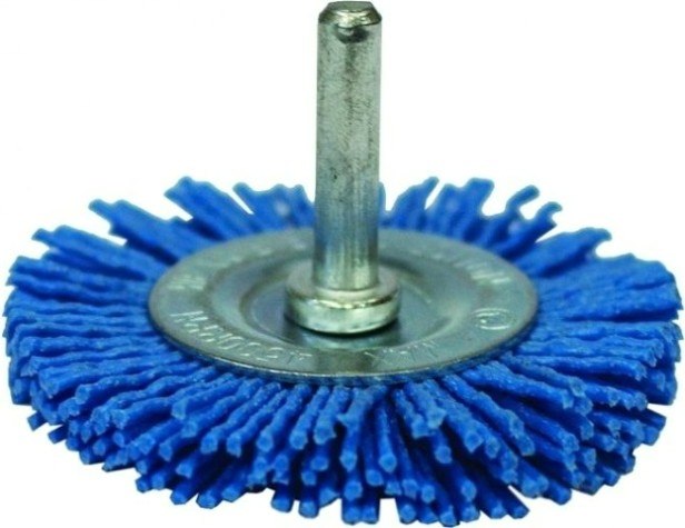 Щетка обдирочная для дрели Biber 70 995 дисковая нейлон 63мм [тов-157166]