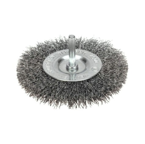Щетка обдирочная для дрели Kranz KR-91-1246 дисковая витая проволока, 100мм