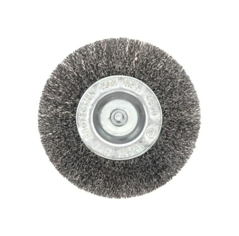 Щетка обдирочная для дрели Kranz KR-91-1246 дисковая витая проволока, 100мм
