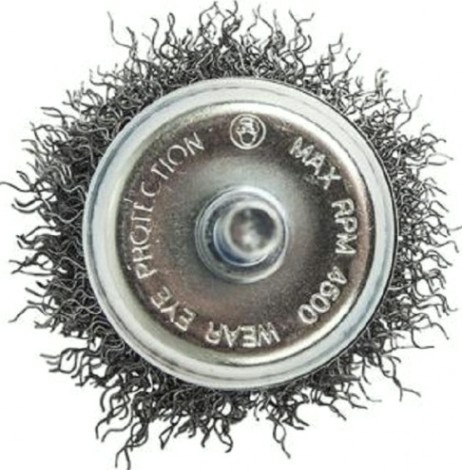 Щетка обдирочная для дрели ПРАКТИКА чашеобразная мягкая D-50 мм, хвост 6 мм 032-577 [032-577]