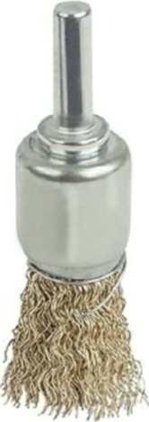Щетка обдирочная для дрели ПРАКТИКА кистеобразная D-16 мм, хвост 6 мм 773-422 [773-422]