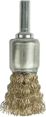 Щетка обдирочная для дрели ПРАКТИКА кистеобразная D-16 мм, хвост 6 мм 773-422 [773-422]