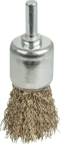 Щетка обдирочная для дрели ПРАКТИКА кистеобразная D-30 мм, хвост 6 мм 773-446 [773-446]