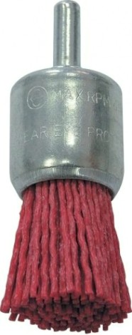 Щетка обдирочная для дрели ПРАКТИКА кистеобразная нейлоновая D-22 мм, хвост 6 мм 773-477 [773-477]