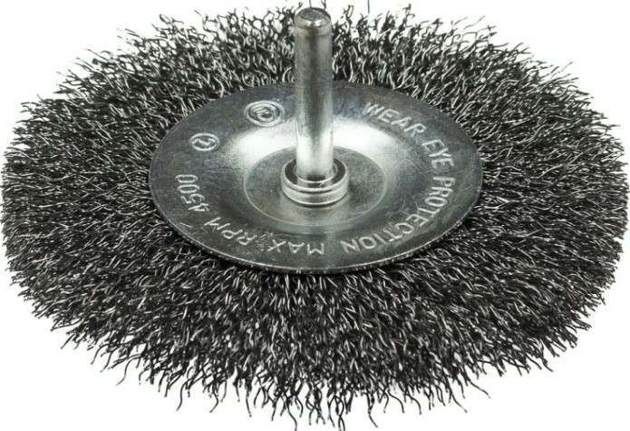 Щетка обдирочная для дрели Профоснастка № 154 Мастер хв 6 мм D75 мм дисковая [20203004]