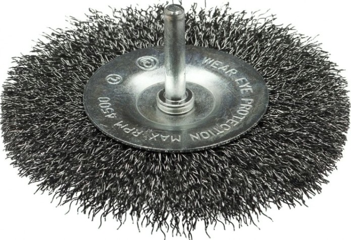 Щетка обдирочная для дрели Профоснастка № 155 Мастер хв 6 мм D100 мм дисковая [20203005]