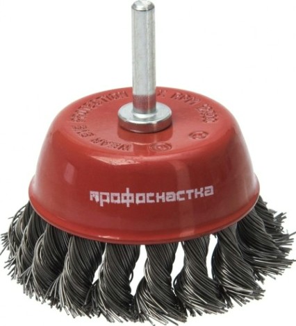 Щетка обдирочная для дрели Профоснастка № 461 Эксперт хв 6 мм D75 мм жгутовая [20705001]