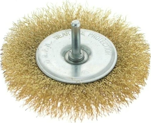 Щетка обдирочная для дрели Sturm 5 240 603 радиальная мягк., латун.волн.проволока [5240603]
