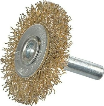 Щетка обдирочная для дрели Sturm 5 240 605 радиальная мягк., латун.волн.проволока [5240605]