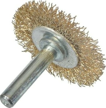 Щетка обдирочная для дрели Sturm 5 240 605 радиальная мягк., латун.волн.проволока [5240605]