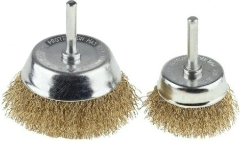 Щетка обдирочная для дрели ЗУБР ПРОФЕССИОНАЛ набор щеток чашечных витая проволока 0,3мм, 50/75м [3531-H2_z02]