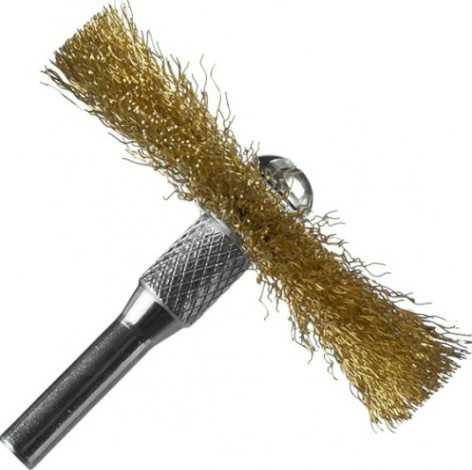 Щетка обдирочная для дрели ЗУБР ПРОФЕССИОНАЛ набор щеток дисковых витая проволока 0,3мм, 5 шт [3521-H5_z02]