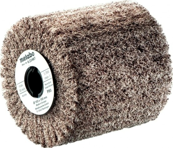 Щетка обдирочная для щеточной шлифмашинки METABO 105x100 мм P60 войлок [623486000]
