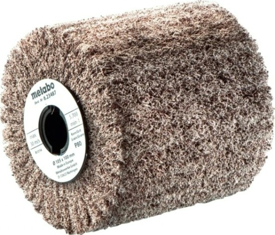 Щетка обдирочная для щеточной шлифмашинки METABO 105x100 мм P80 войлок [623487000]