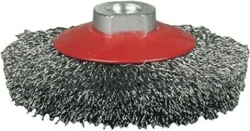 Щетка обдирочная для УШМ АТАКА коническая 021 D-100 мм М14 [21778]