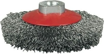 Щетка обдирочная для УШМ АТАКА коническая 023 D-115мм М14 [21780]