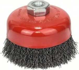 Щетка обдирочная для УШМ BOSCH чашеобразная D-100 мм М14 [1608614011]