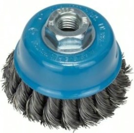 Щетка обдирочная для УШМ BOSCH чашеобразная D-65 мм М14 витая [2608622099]