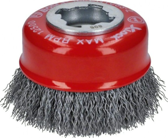 Щетка обдирочная для УШМ BOSCH чашеобразная D-75 мм X-LOCK [2608620725]