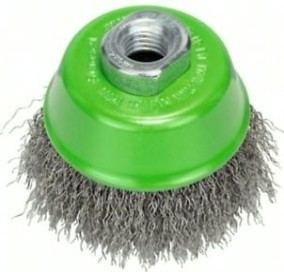 Щетка обдирочная для УШМ BOSCH чашеобразная INOX D-75 мм М14 [2608622102]