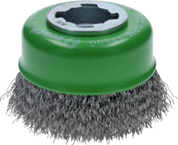Щетка обдирочная для УШМ BOSCH чашеобразная INOX D-75 мм X-LOCK [2608620728]
