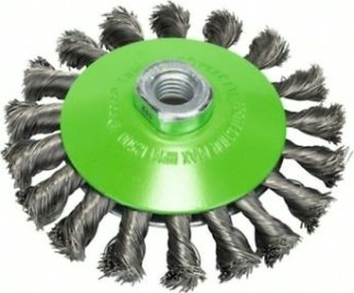 Щетка обдирочная для УШМ BOSCH коническая INOX D-115 мм М14 [2608622109]