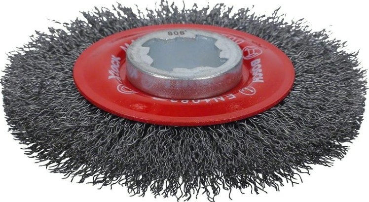 Щетка обдирочная для УШМ BOSCH круглая D-115 мм X-LOCK [2608620732]