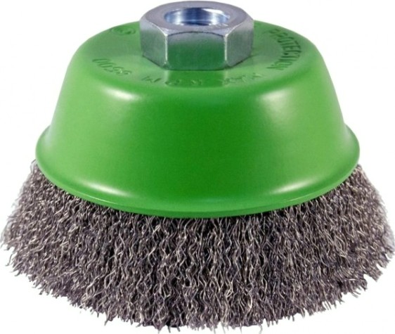 Щетка обдирочная для УШМ D.BOR чашеобразная INOX Standard D-100 М14 гофр. (арт. D01-IS-100-M14-030) [D01-IS-100-M14-030]