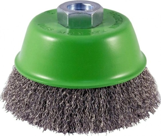 Щетка обдирочная для УШМ D.BOR чашеобразная INOX Standard D-125 М14 гофр. (арт. D01-IS-125-M14-030) [D01-IS-125-M14-030]