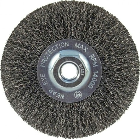 Щетка обдирочная для УШМ D.BOR чашеобразная METAL Standard D-100 мм М14 гофр, (арт. D01-MS-100-M14-030) [D01-MS-100-M14-030]