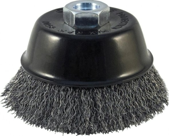 Щетка обдирочная для УШМ D.BOR чашеобразная METAL Standard D-125 мм М14 гофр, (D01-MS-125-M14-030) [D01-MS-125-M14-030]