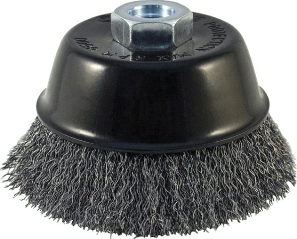 Щетка обдирочная для УШМ D.BOR чашеобразная METAL Standard D-75 мм М14 гоф, (арт.D01-MS-075-M14-030) [D01-MS-075-M14-030]