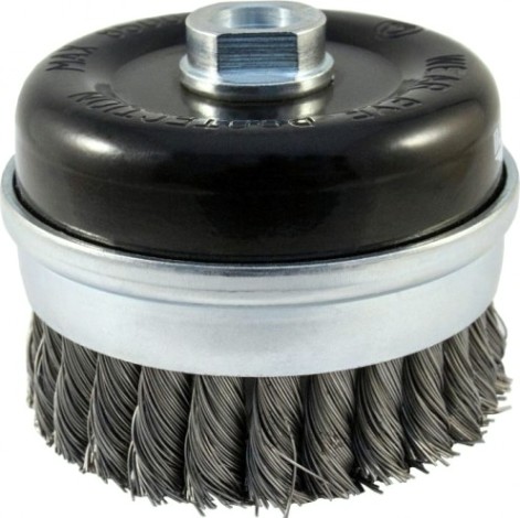 Щетка обдирочная для УШМ D.BOR чашеобразная METAL Standard D-75 мм М14 витая усиленная (арт. D03-MS-075-M14-050) [D03-MS-075-M14-050]