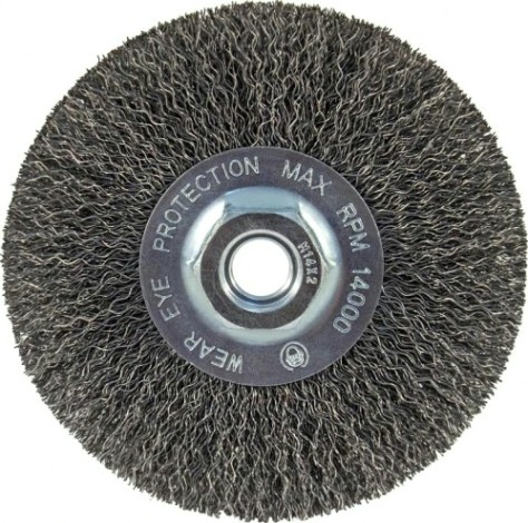 Щетка обдирочная для УШМ D.BOR круглая METAL Standard D-115 мм М14 гофрированная (арт. D20-MS-115-M14-030) [D20-MS-115-M14-030]